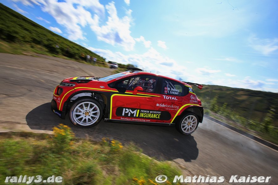 Rallye Bilder der WRC2 Test Neumagen-Drohn