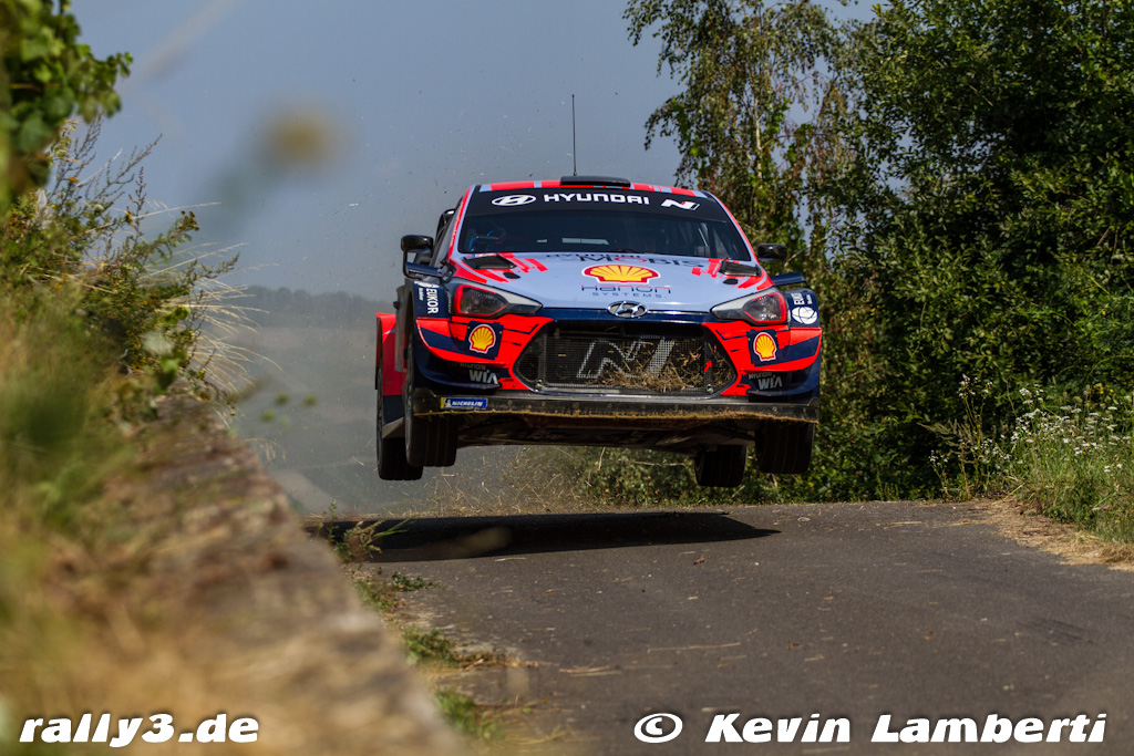 Rallye Bilder der Test Hyundai Motorsport