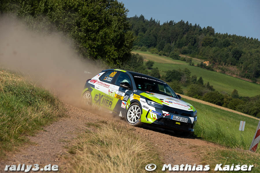Rallye Bilder der WP 5 Opel