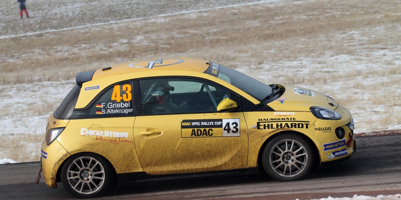 Erfolgreicher Saisonstart für Felix Griebel im ADAC Opel Rallye Cup